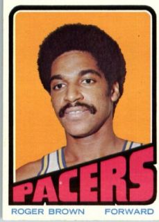 1972 73 Topps Basketball #210 Roger Brown Indiana Pacers