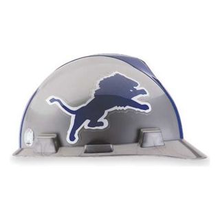 MSA 818394 NFL Hard Hat, Detroit Lions, Gray/Blue