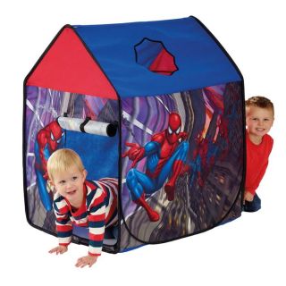 Spiderman   Tente pop up Spiderman . Encourage les jeux de rôle