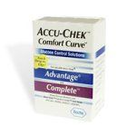 Accu Chek Comfort Curve Glucose Control Solutions   2 ea