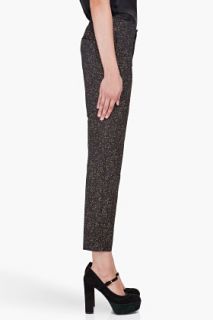 Theyskens Theory Gold Speckled Padgette Pants for women