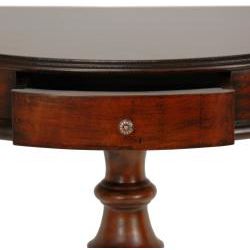 Wood Half round Side Table (China)
