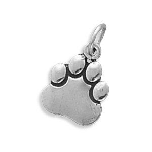 Paw Print Charm Sterling Silver   Made in the USA Jewelry