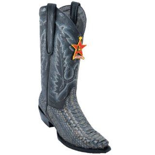 Womens Cowboy Boots Western Python Genuine Leather Snip Toe Classics