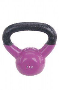 Sunny Vinyl Coated Kettle Bell (5 Pound) Sports