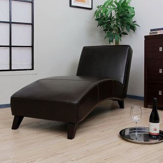 Cleo Dark Brown Leather Chaise Today $284.99 4.4 (45 reviews)