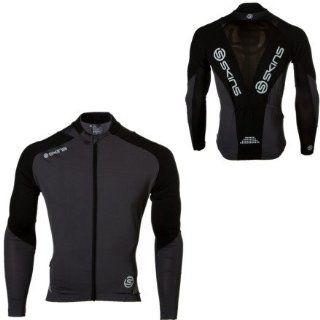 SKINS C400 Jersey   Long Sleeve   Mens Black, L Sports