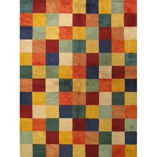 Multicolor Gabbeh Area Rug (58 x 711)