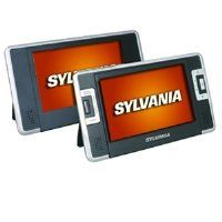 Sylvania SDVD8732 7 Dual Screen DVD Player Refurb 