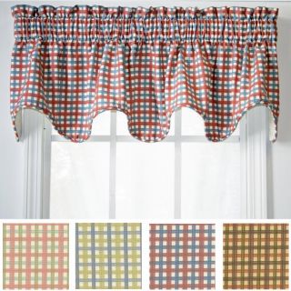 Charlestown Check Scallop Valance Today $31.99 5.0 (5 reviews)