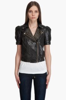 Bird By Juicy Couture Studded Leather Jacket for women