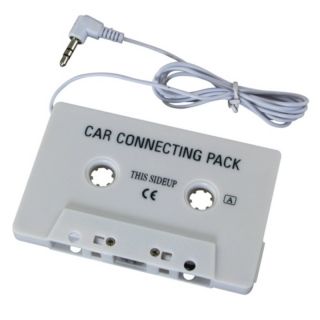 BasAcc White Universal Car Audio Cassette Adapter Today: $3.53
