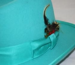 Ferrecci Mens Emerald Wool Godfather Hat