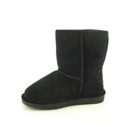 Bearpaw Girls Emma Black Boots Winter Shoes