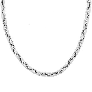 Stainless Steel Mens 22 inch Link Necklace