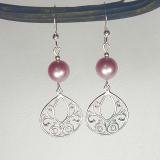 Pink Earrings Buy Cubic Zirconia Earrings, Diamond