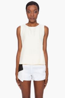 Mandy Coon Yellow Reversible Coral Moon Tank Top for women