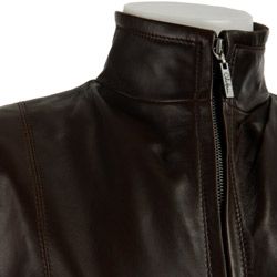 Cole Haan Womens Lamb Leather Jacket