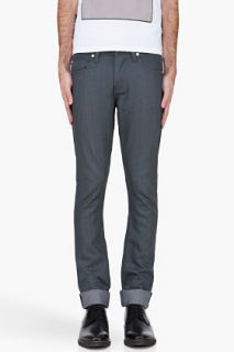 United Stock Dry Goods Grey Selvage Denim Jeans for men