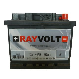 Batterie auto RAYVOLT RV1B 44AH 440A   Achat / Vente BATTERIE