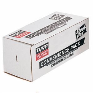 Covalence Plastics LSCP3036MB 125 Count 30 Gallon Black Liner