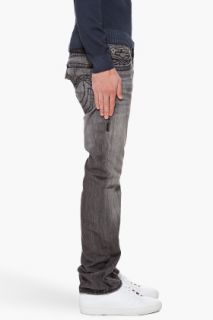 True Religion Ricky Stitch Detail Jeans for men