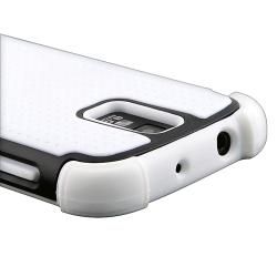 White/ Black Hybrid Armor Case for Samsung Galaxy S II T Mobile T989