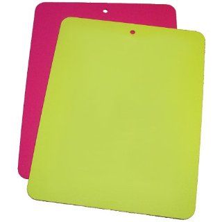 Daloplast Bendy Lime and Pink Flexible Cutting Board, 2
