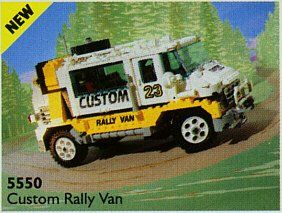 Lego Model Team Custom Rally Van 5550: Toys & Games