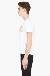 Alexander McQueen White Logo T shirt for men