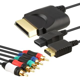 BasAcc Black 4 in 1 Component Cable for Nintendo Wii Today $10.89