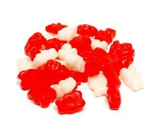 Albanese Red & White Valentine Gummi Bear, 1.5 LB Grocery