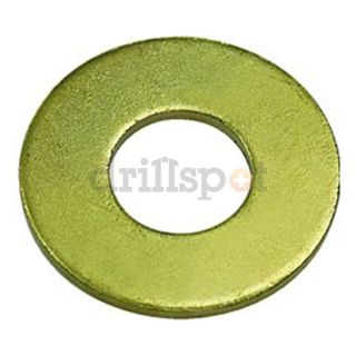 DrillSpot 0149240 #12 Yellow Zinc Finish SAE Thru Hardened Flat Washer