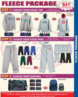 Sports® Fleece Basketball Team Package (Call 1 800 234 2775 to order