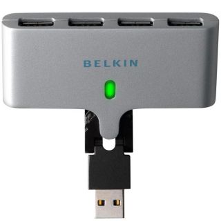 Belkin F5U415 USB 2.0 4 Port Swivel Hub (Refurbished)