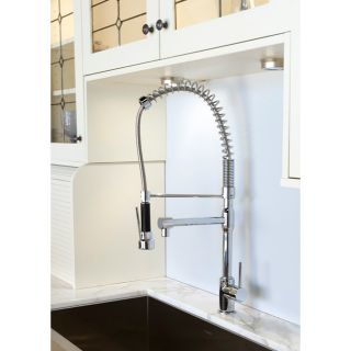 Cusinxel 27 inch Spiral Pulldown Chrome Kitchen Faucet Today: $209.99