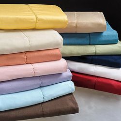 Hemstitch 400 Thread Count Solid Pillowcases (Set of 2) Today: $21.99