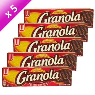 LU Granola Chocolat noir 195g X5   Achat / Vente BISCUITS SECS GRANOLA