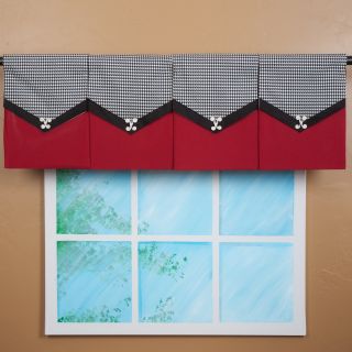 Design Your Valance Houndstooth 4 Panel Valance Today $215.00 Sale $