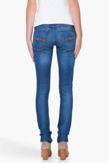 Nudie Jeans Tight Long John Tight Flat Denim Jeans for women