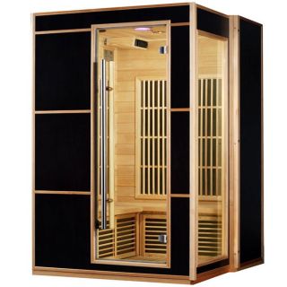 Sauna infrarouge Genox L Capacité  3 Personnes Dimensions  195 x