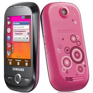 Samsung Corby S3653 Unlocked GSM Pink Cell Phone with Wi fi