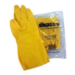 Large Latex Dishwashing Gloves (144 Pack)
