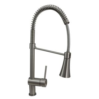 Dyconn 22 inch Contemporary Kitchen Brushed Nickel Swivel Faucet Today