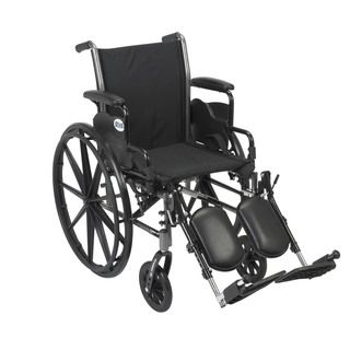 Cruiser III Lightweight Wheelchair with Flip Back Arms and Front