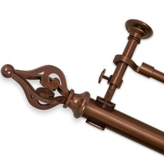 Optima Crown Brown Double Curtain Rod Set Today $64.99   $164.99
