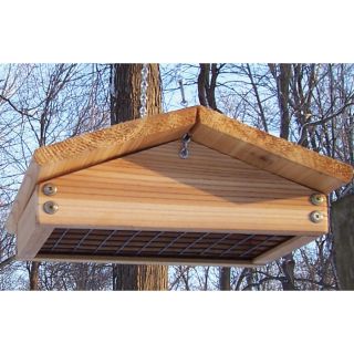 Stovall Up Side Down Wood Suet Feeder