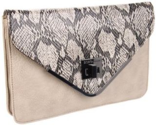 Charlie Mixed Media VWM376GN Clutch,Cement Combo,One Size Shoes