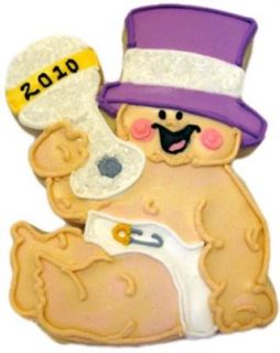 New Years Baby Decorated Sugar Cookie: Grocery & Gourmet