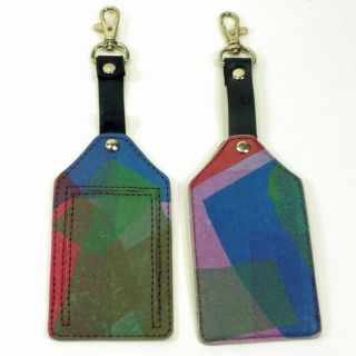 Set of Two Recycled Plastic Patchwork Travel Tags (India) Today $17